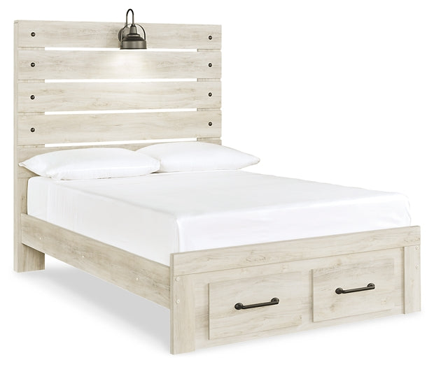 Cambeck Full Panel Bed with 4 Storage Drawers with Mirrored Dresser, Chest and Nightstand Signature Design by Ashley®