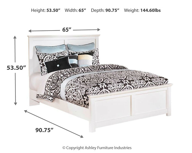 Bostwick Shoals Queen Panel Bed with Mirrored Dresser and 2 Nightstands Signature Design by Ashley®