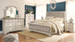 Realyn Queen Sleigh Bed with Mirrored Dresser, Chest and Nightstand Signature Design by Ashley®