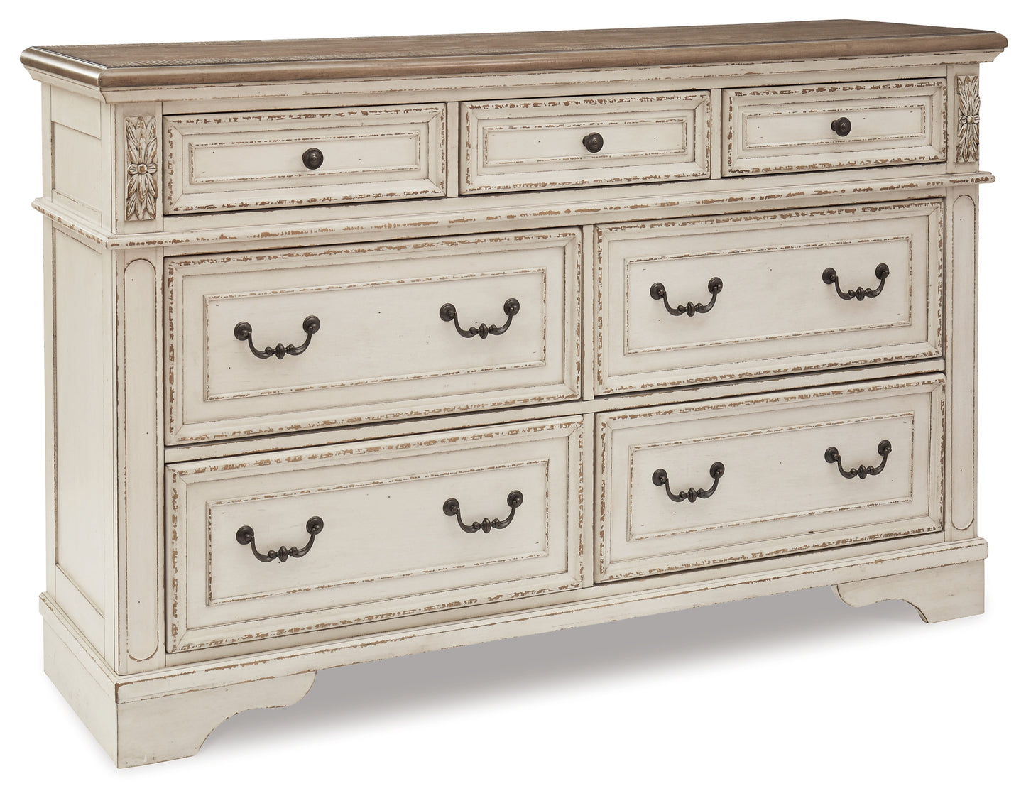 Realyn California King Upholstered Panel Bed with Dresser Signature Design by Ashley®