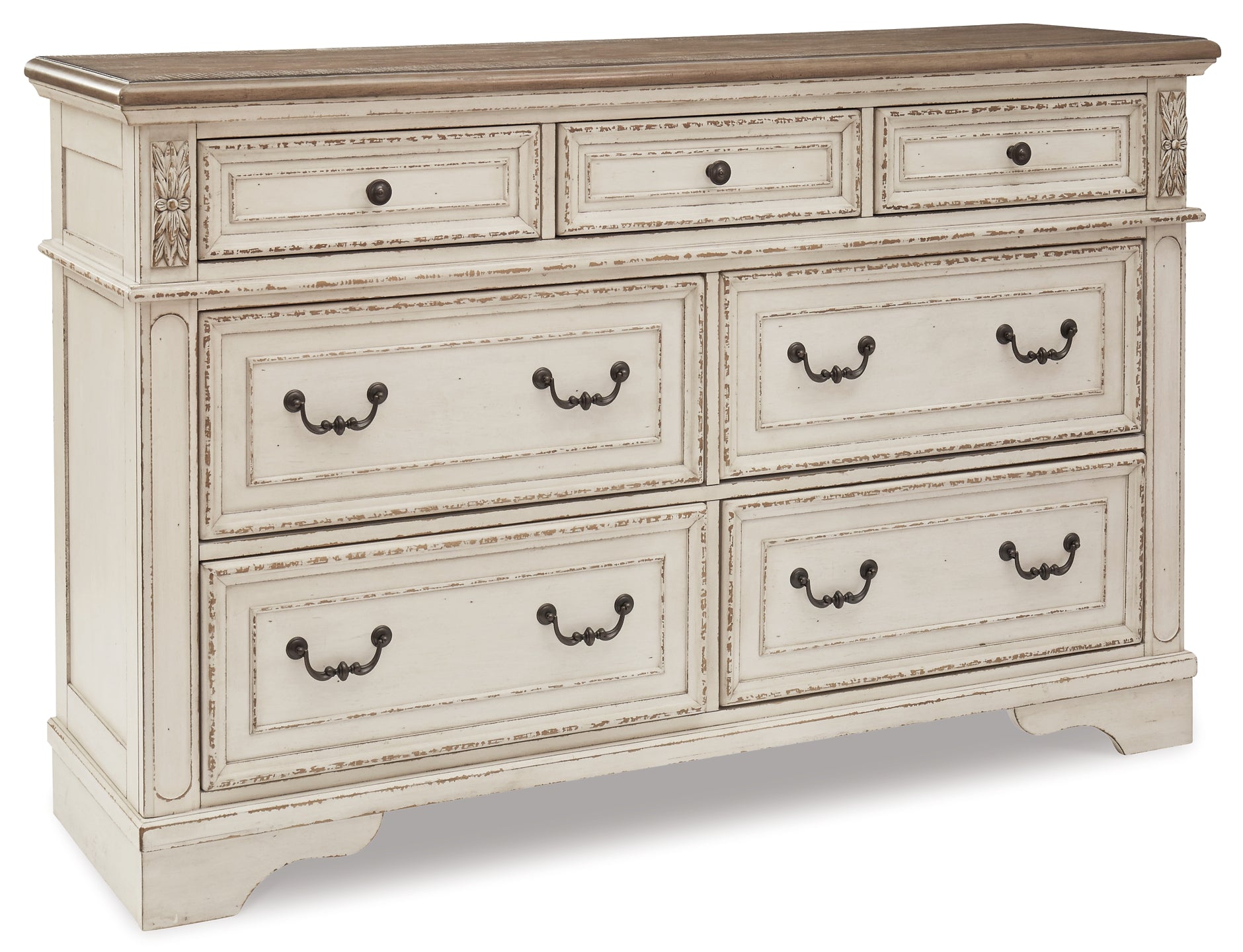 Realyn California King Upholstered Panel Bed with Dresser Signature Design by Ashley®