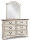 Realyn Full Panel Bed with Mirrored Dresser, Chest and Nightstand Signature Design by Ashley®