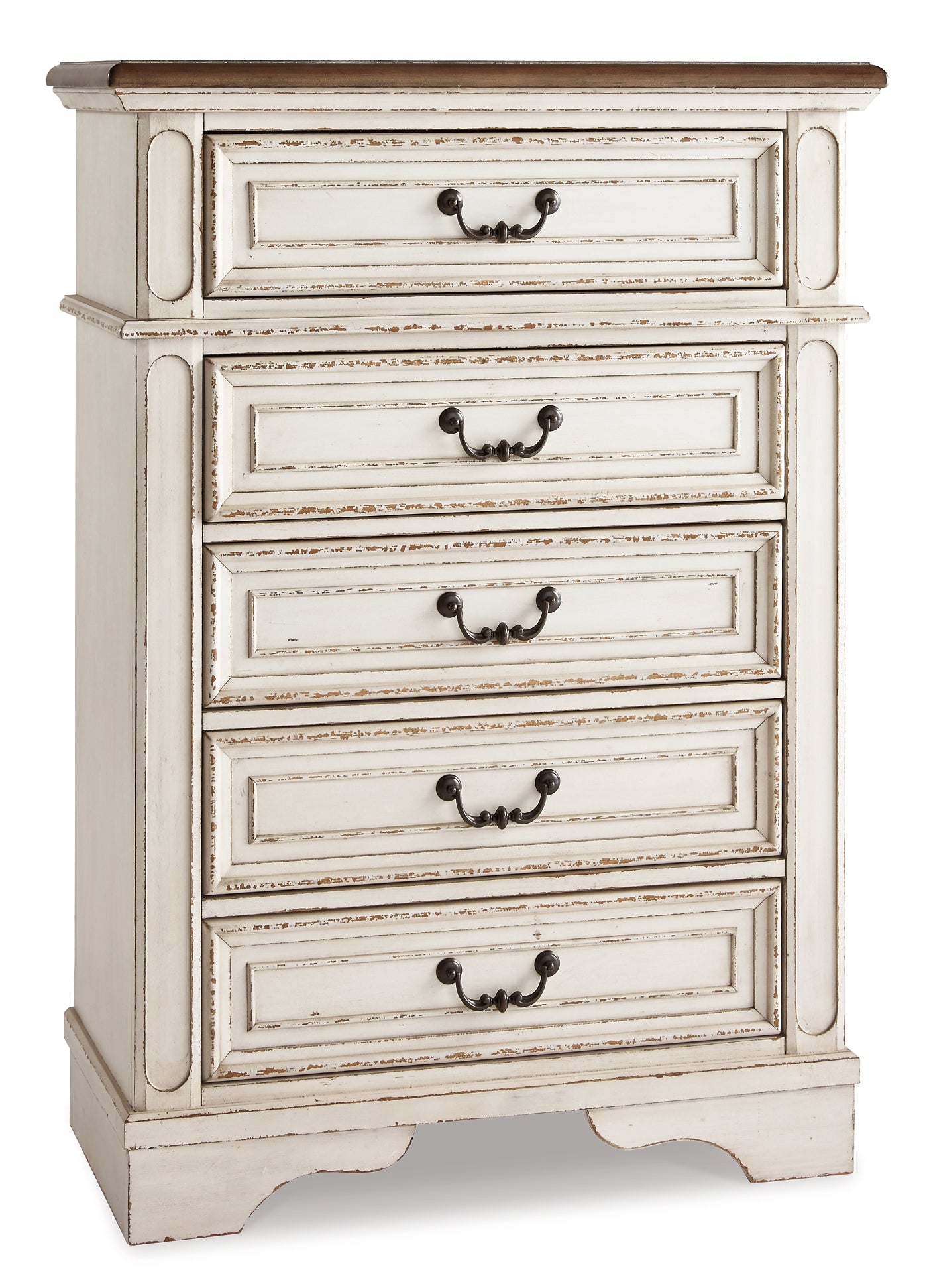 Realyn Full Panel Bed with Mirrored Dresser, Chest and Nightstand Signature Design by Ashley®
