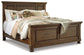 Flynnter Queen Panel Bed with Mirrored Dresser Signature Design by Ashley®