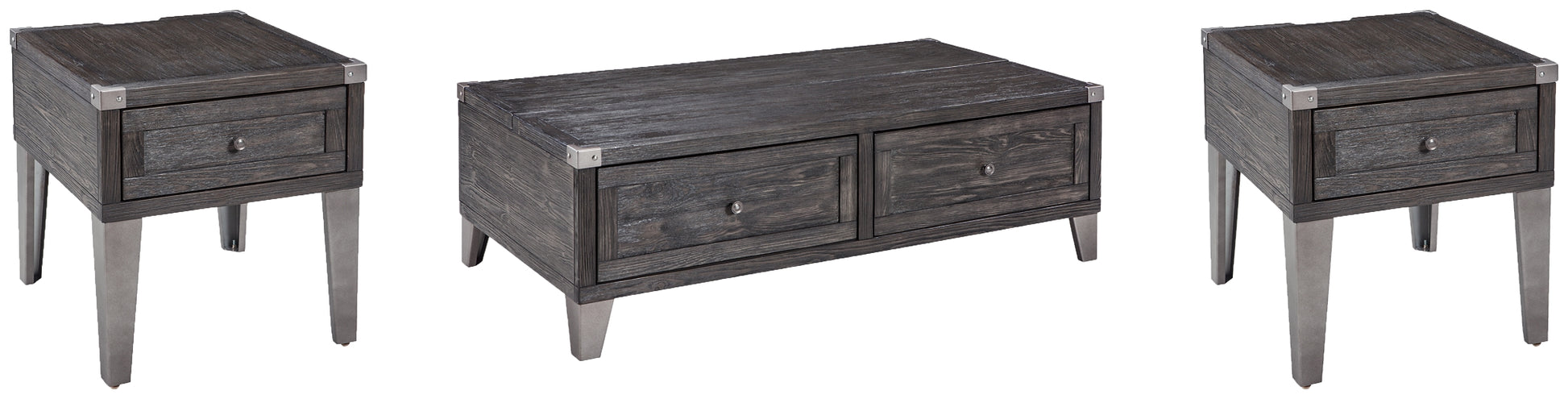 Todoe Coffee Table with 2 End Tables Signature Design by Ashley®