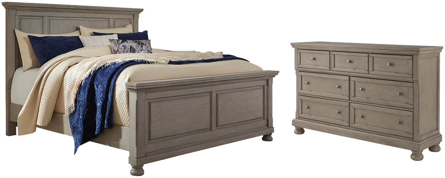 Lettner Queen Panel Bed with Dresser Signature Design by Ashley®