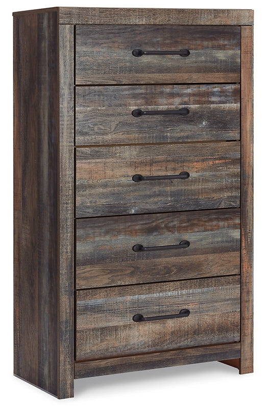 Drystan Twin Panel Headboard with Mirrored Dresser, Chest and Nightstand Signature Design by Ashley®