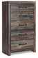 Drystan Twin Panel Headboard with Mirrored Dresser, Chest and Nightstand Signature Design by Ashley®