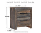 Drystan Twin Panel Headboard with Mirrored Dresser, Chest and Nightstand Signature Design by Ashley®