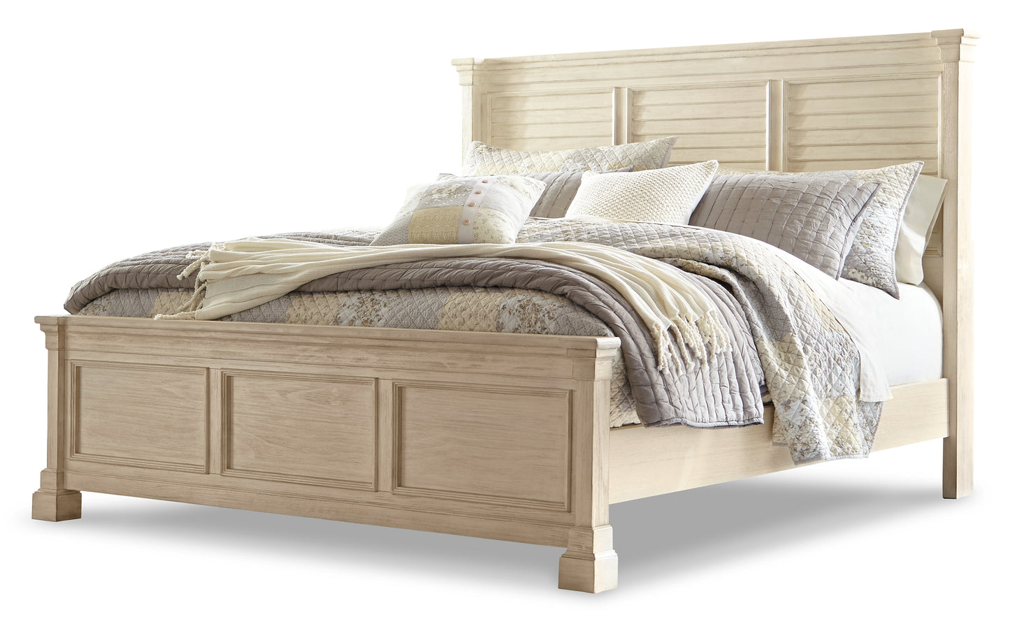 Bolanburg California King Panel Bed with Mirrored Dresser, Chest and 2 Nightstands Signature Design by Ashley®