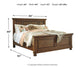 Flynnter Queen Panel Bed with Mirrored Dresser Signature Design by Ashley®