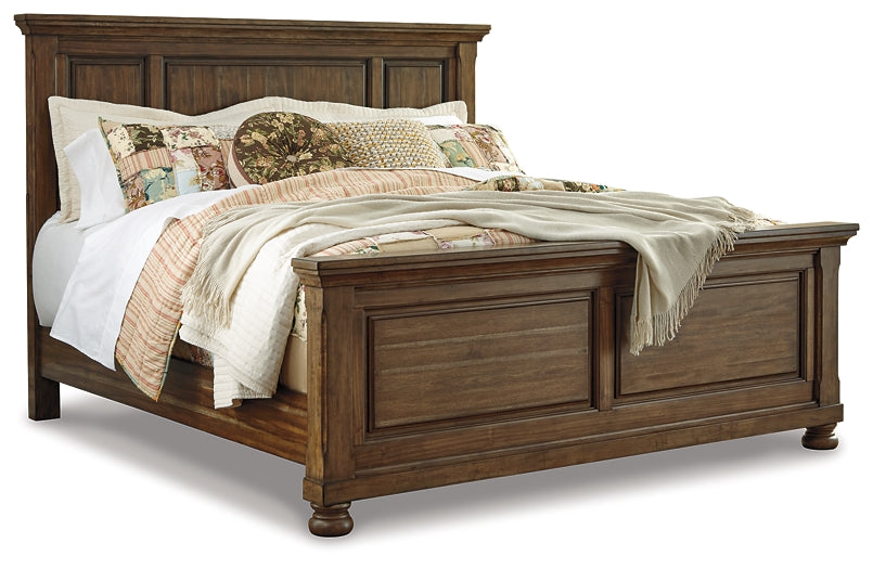 Flynnter Queen Panel Bed with Mirrored Dresser, Chest and Nightstand Signature Design by Ashley®