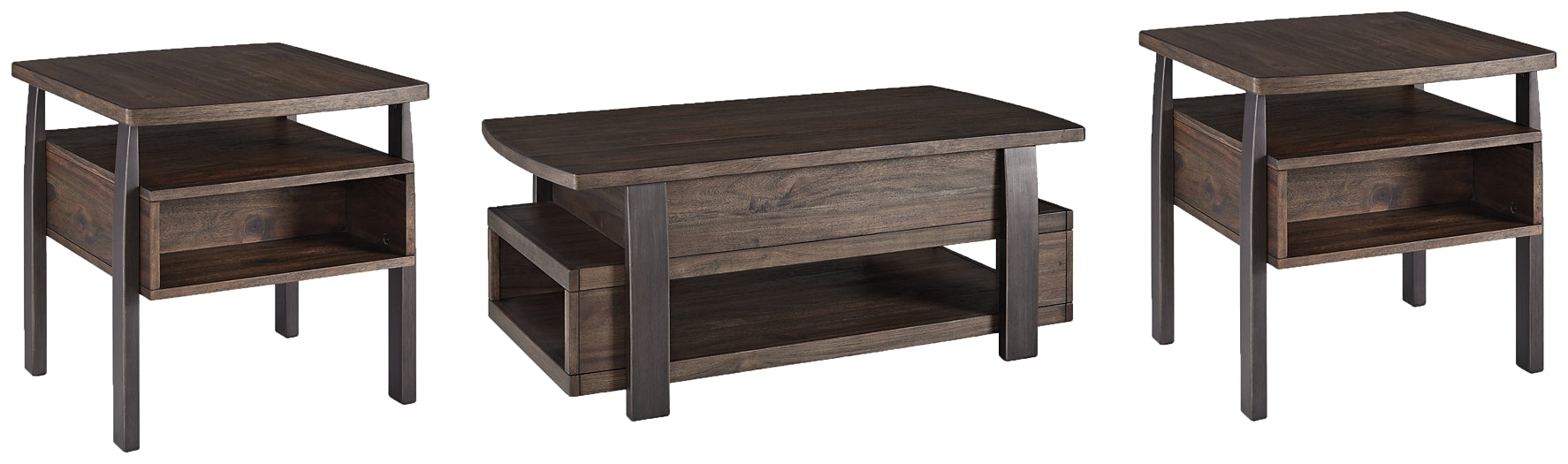 Vailbry Coffee Table with 2 End Tables Signature Design by Ashley®