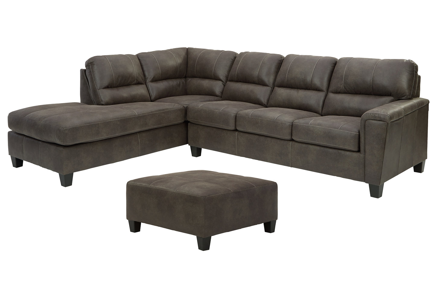Navi 2-Piece Sectional with Ottoman Signature Design by Ashley®