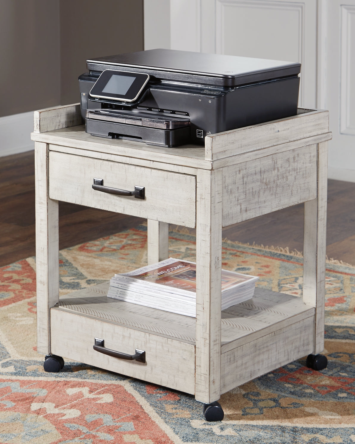 Carynhurst Home Office Desk and Storage Signature Design by Ashley®