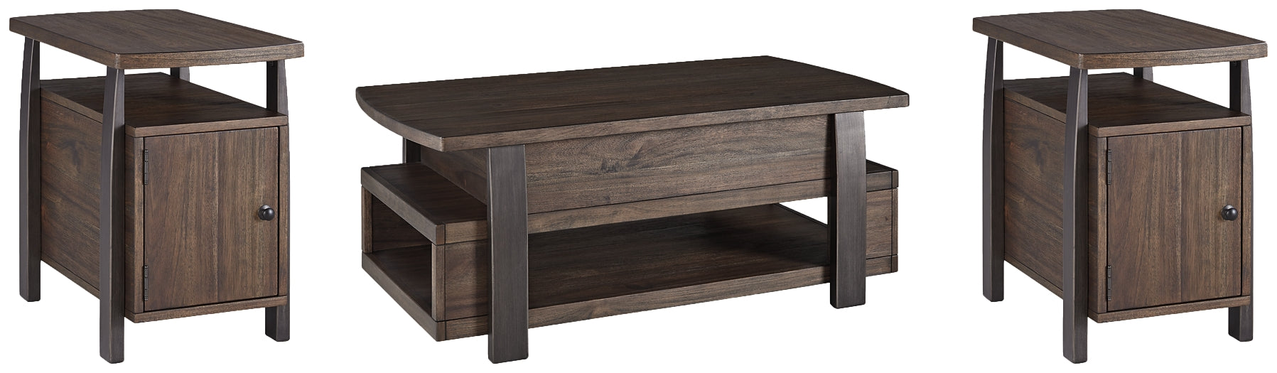 Vailbry Coffee Table with 2 End Tables Signature Design by Ashley®