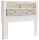 Altyra Queen Bookcase Headboard with Mirrored Dresser, Chest and Nightstand Signature Design by Ashley®
