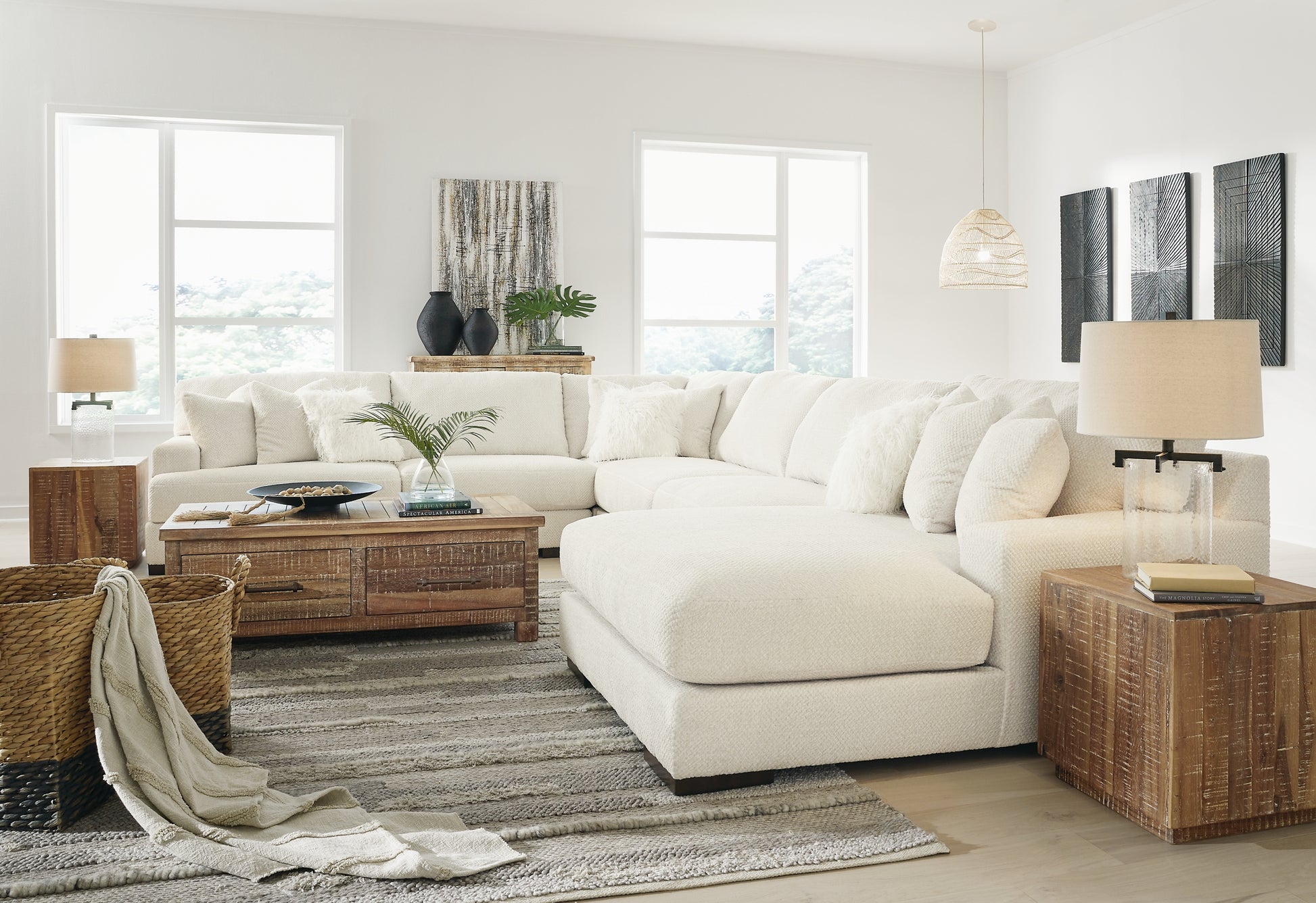 Zada 5-Piece Sectional with Chaise Signature Design by Ashley®