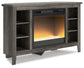 Arlenbry Corner TV Stand with Electric Fireplace Signature Design by Ashley®