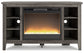 Arlenbry Corner TV Stand with Electric Fireplace Signature Design by Ashley®
