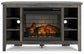 Arlenbry Corner TV Stand with Electric Fireplace Signature Design by Ashley®