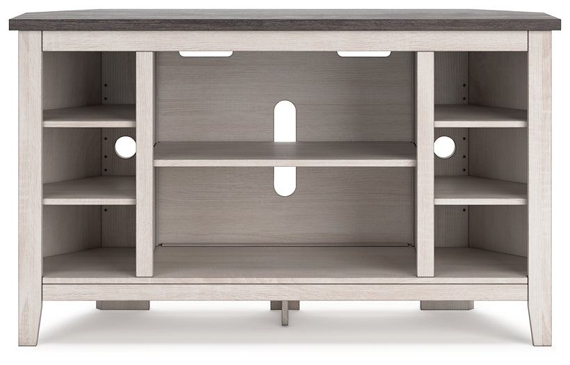 Dorrinson Corner TV Stand/Fireplace OPT Signature Design by Ashley®