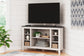 Dorrinson Corner TV Stand/Fireplace OPT Signature Design by Ashley®