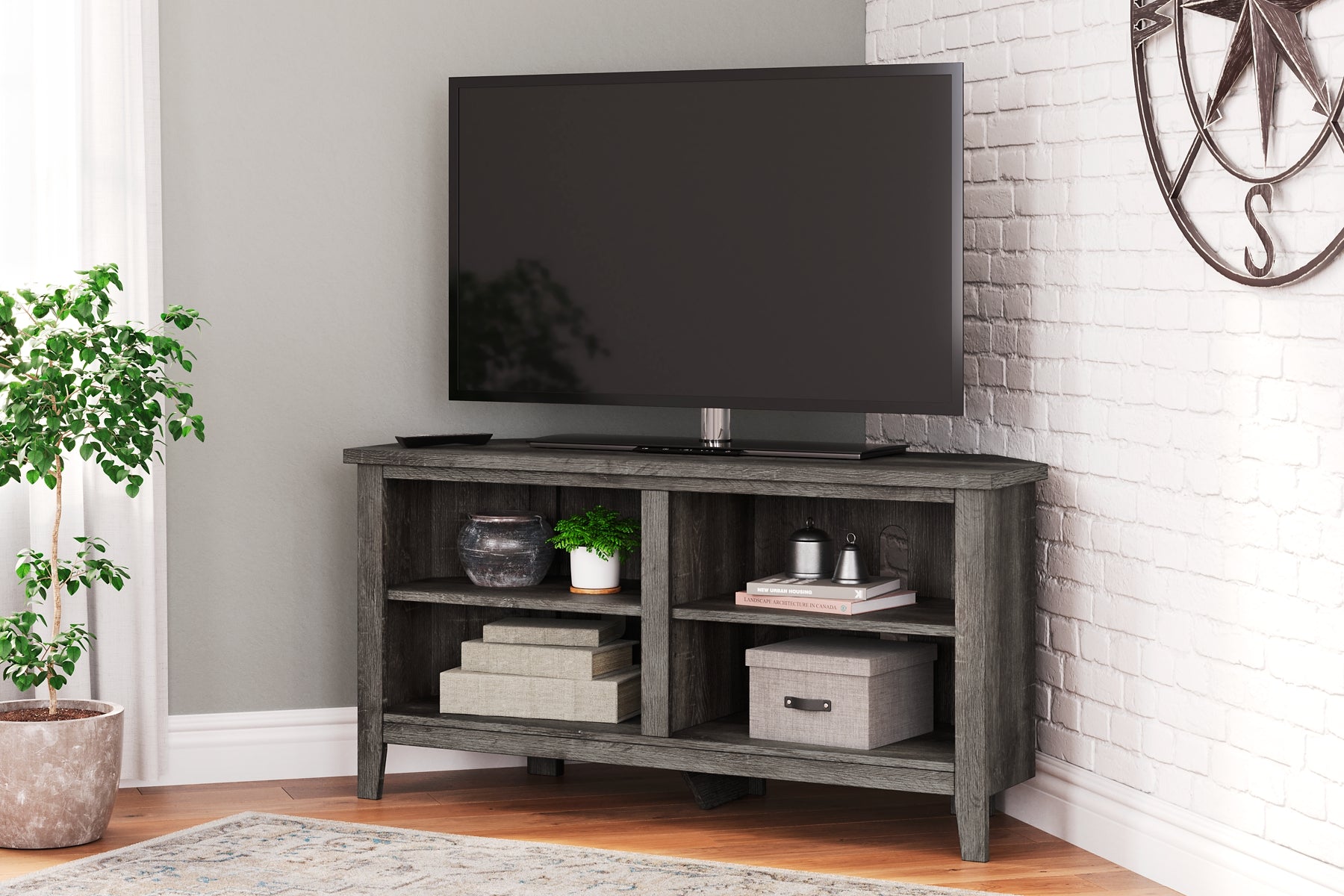 Arlenbry Small Corner TV Stand Signature Design by Ashley®