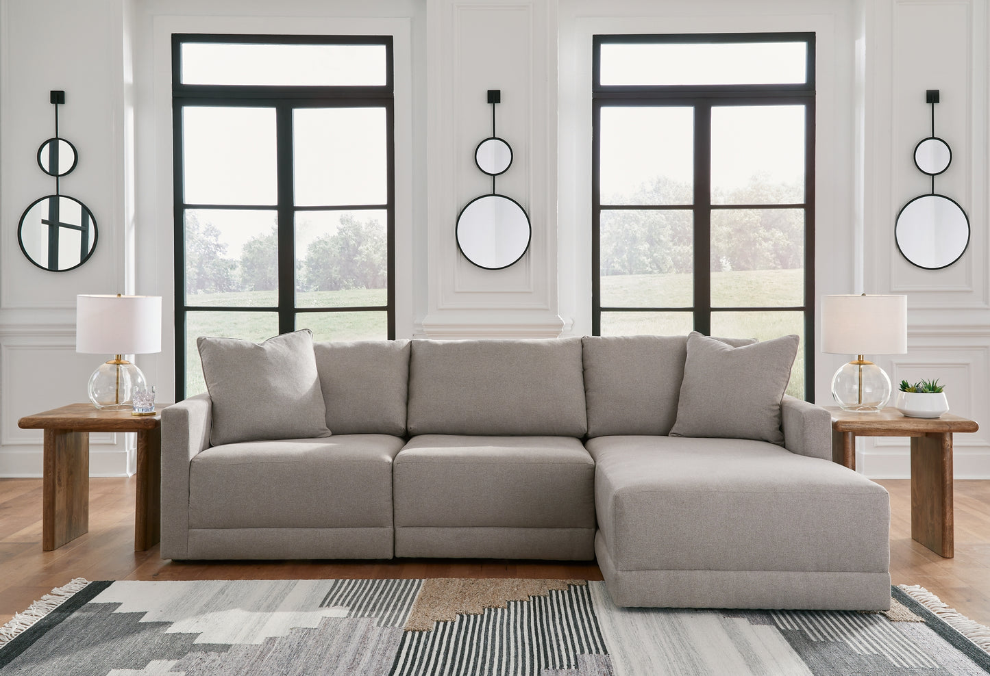 Katany 3-Piece Sectional with Chaise Benchcraft®