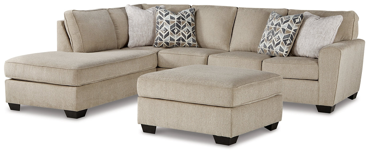 Decelle 2-Piece Sectional with Ottoman Signature Design by Ashley®