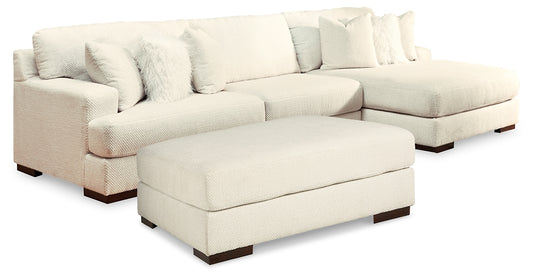 Zada 2-Piece Sectional with Ottoman Signature Design by Ashley®