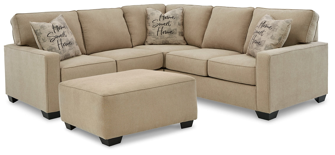 Lucina 2-Piece Sectional with Ottoman Signature Design by Ashley®