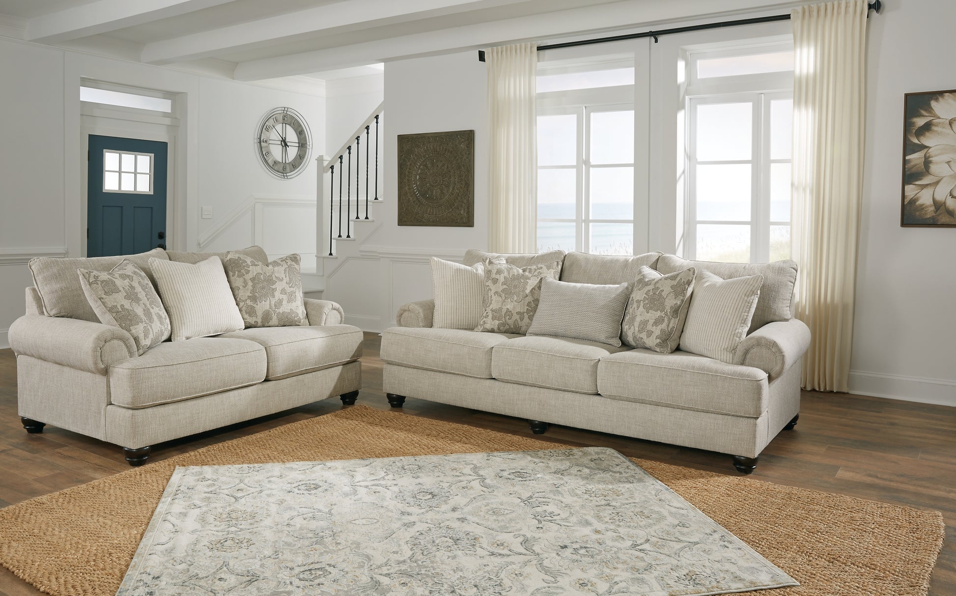 Asanti Sofa, Loveseat, Chair and Ottoman Benchcraft®