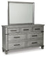 Russelyn King Storage Bed with Mirrored Dresser and Chest Signature Design by Ashley®