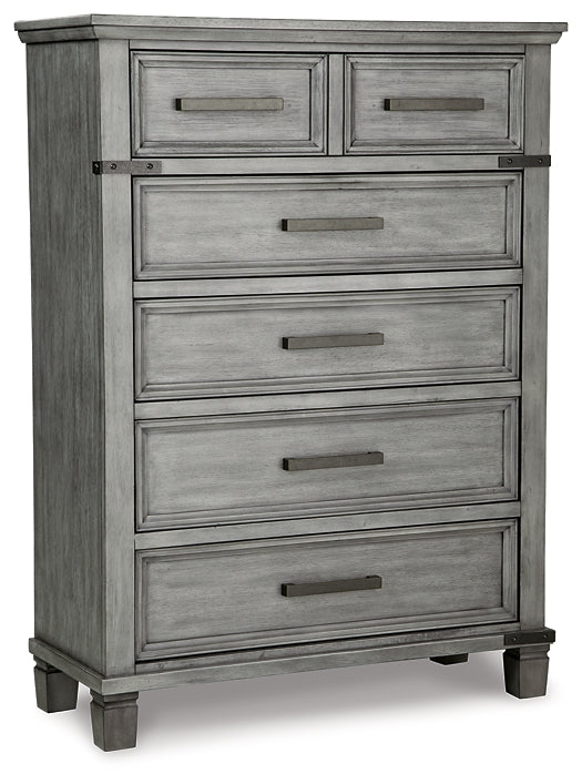 Russelyn King Storage Bed with Mirrored Dresser and Chest Signature Design by Ashley®