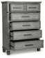 Russelyn King Storage Bed with Mirrored Dresser and Chest Signature Design by Ashley®