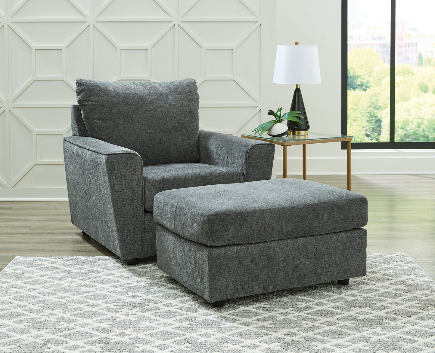 Stairatt Sofa, Loveseat, Chair and Ottoman Signature Design by Ashley®