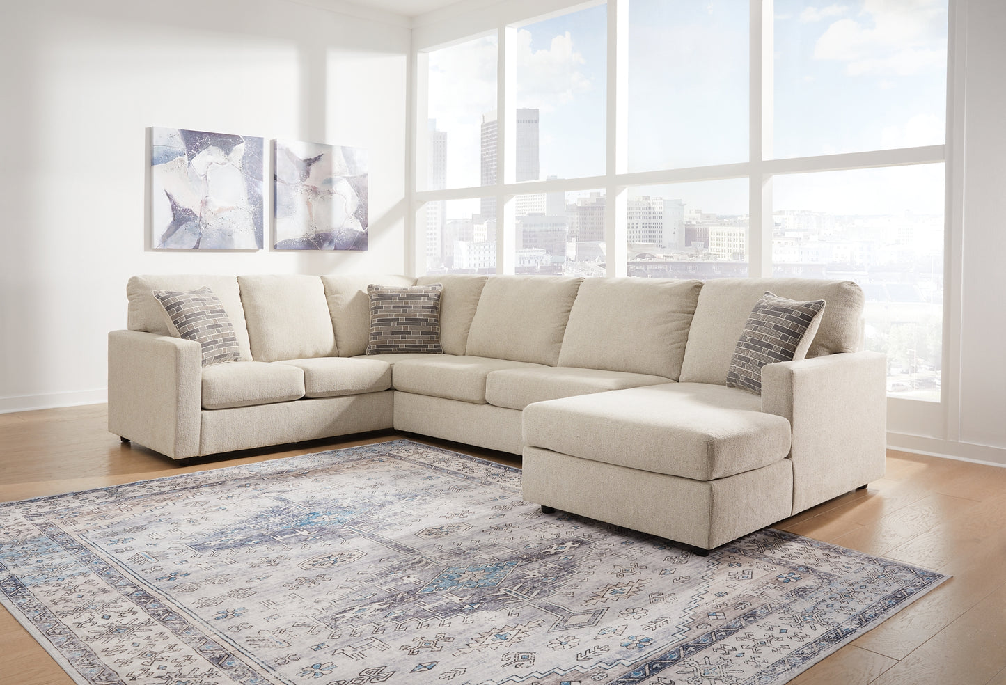 Edenfield 3-Piece Sectional with Ottoman Signature Design by Ashley®
