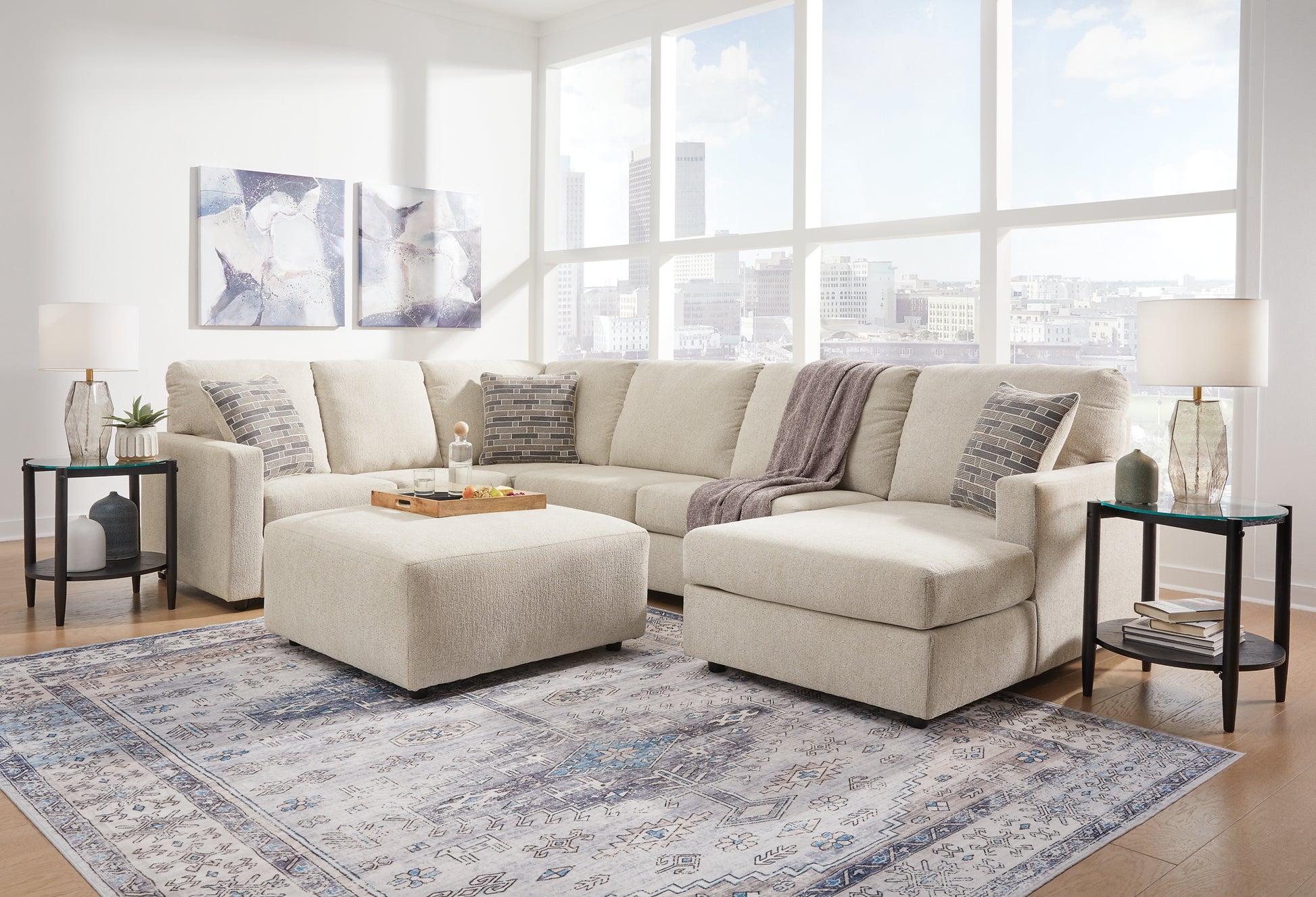 Edenfield 3-Piece Sectional with Ottoman Signature Design by Ashley®
