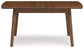 Lyncott RECT DRM Butterfly EXT Table Signature Design by Ashley®