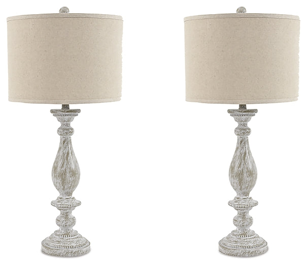 Bernadate Poly Table Lamp (2/CN) Signature Design by Ashley®