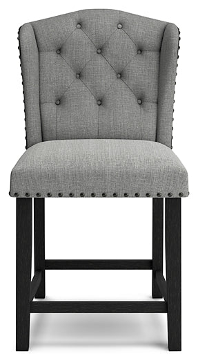 Jeanette Upholstered Barstool (2/CN) Signature Design by Ashley®
