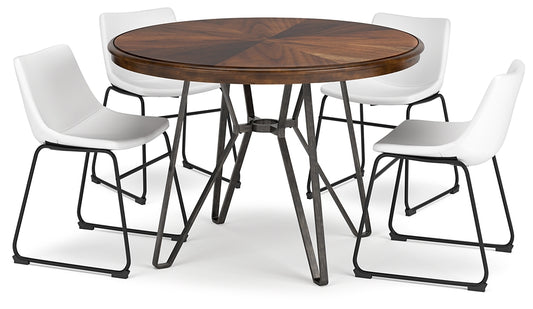 Centiar Dining Table and 4 Chairs Signature Design by Ashley®