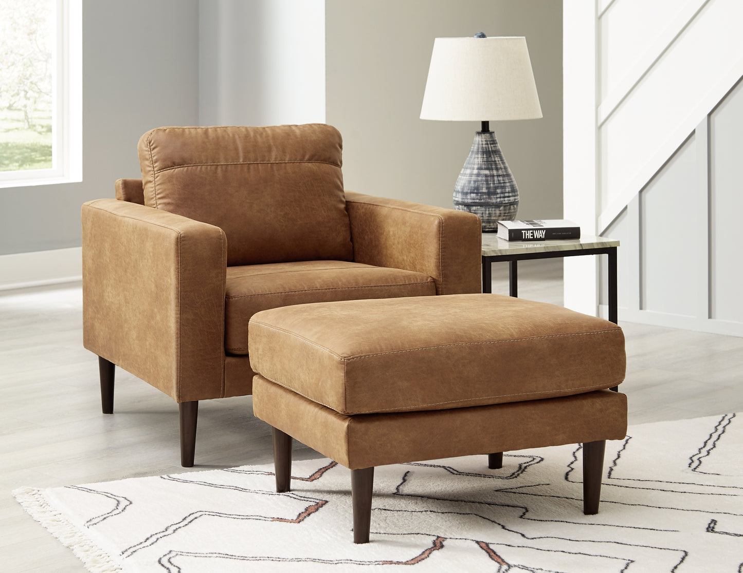 Telora Chair and Ottoman Signature Design by Ashley®