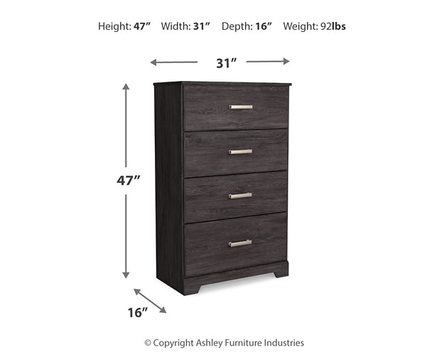 Belachime Four Drawer Chest Signature Design by Ashley®