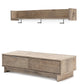 Oliah Bench with Coat Rack Signature Design by Ashley®