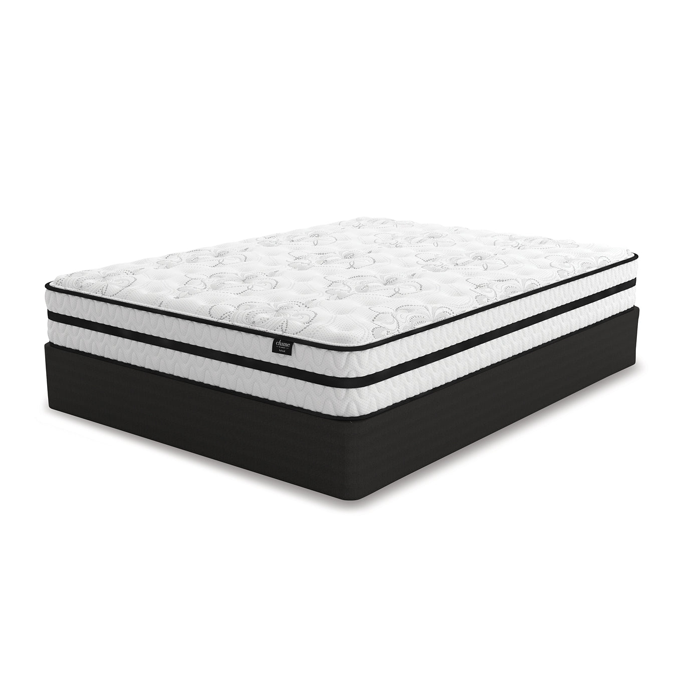 Chime 10 Inch Hybrid Queen Mattress and Pillow Sierra Sleep® by Ashley