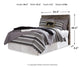 Derekson Full Panel Headboard with Mirrored Dresser Benchcraft®