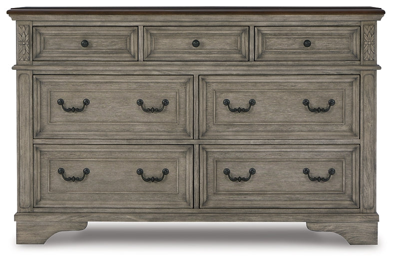 Lodenbay California King Panel Bed with Dresser Signature Design by Ashley®