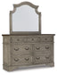Lodenbay California King Panel Bed with Mirrored Dresser and 2 Nightstands Signature Design by Ashley®